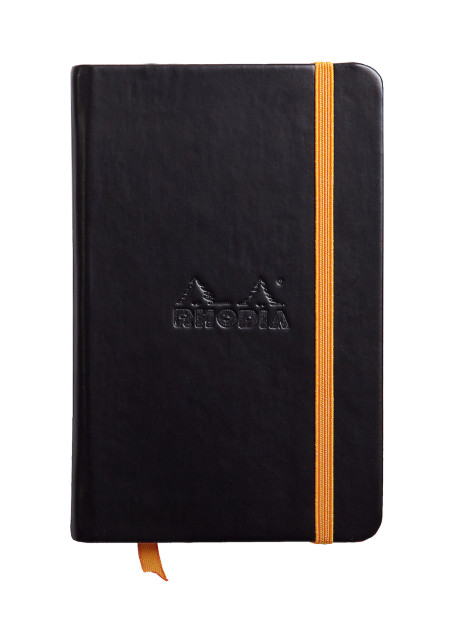 Rhodia Hardcover Notebook - Small - Black - Lined